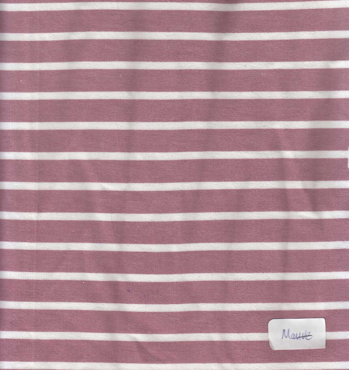 1 Yard French Terry Stripe Knit Fabric 200 GSM, 58/60″ Wide Polyester Rayon Spandex Blend